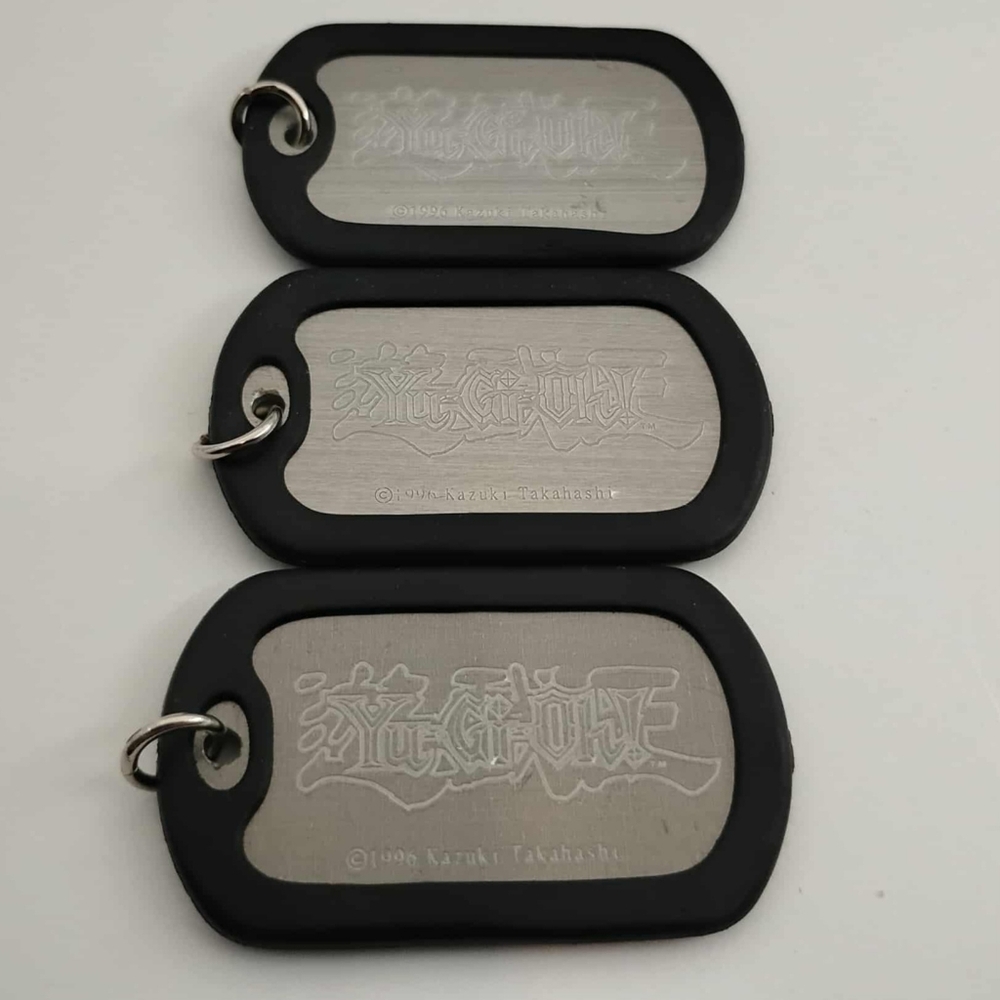 Vintage Yu-Gi-Oh! Dog Tags 1996 Kazuki Takahashi – 6 Collectible Metal Tags - Picture 3 of 6
